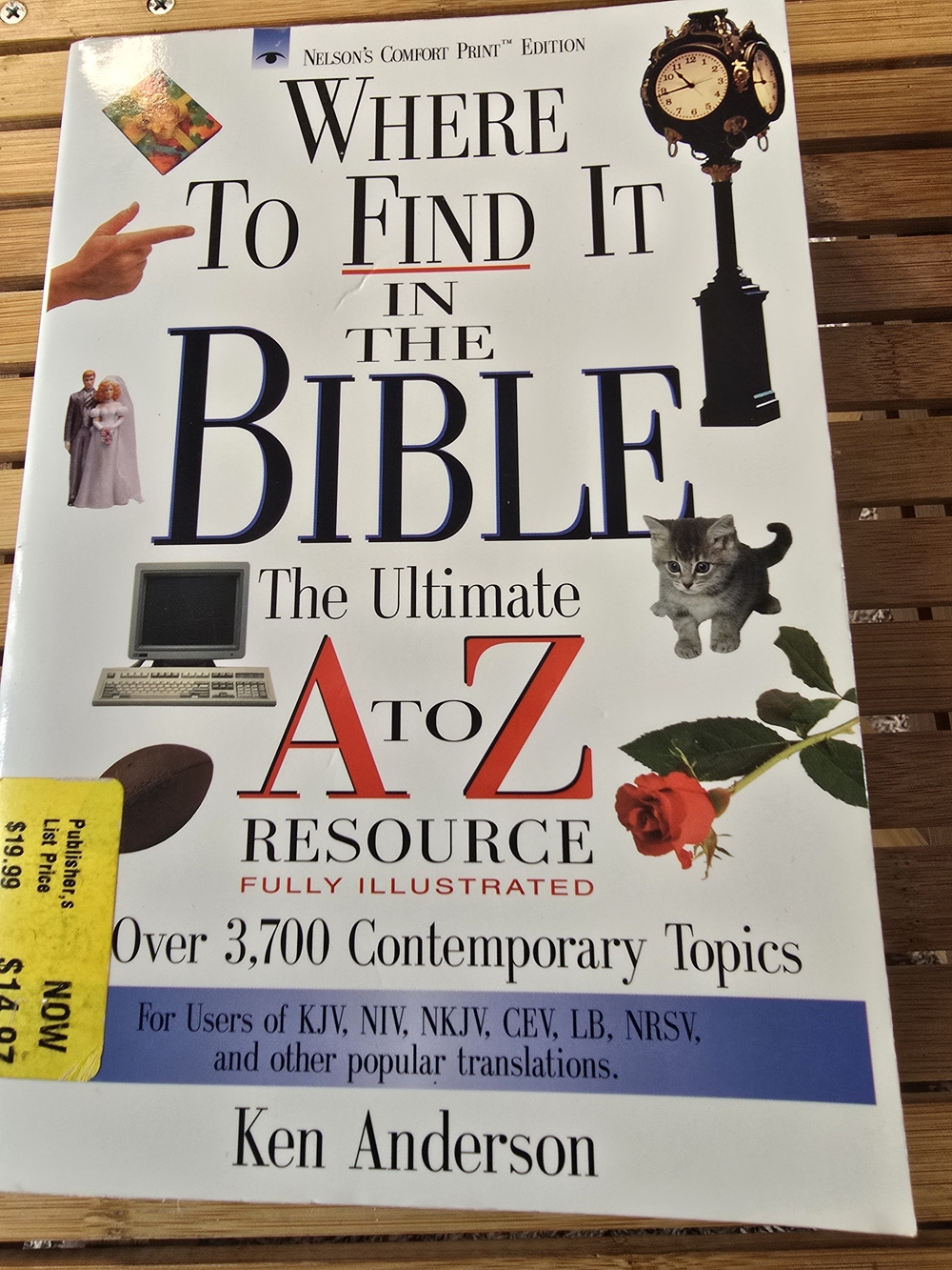 Where to Find It in the Bible by - White Cover